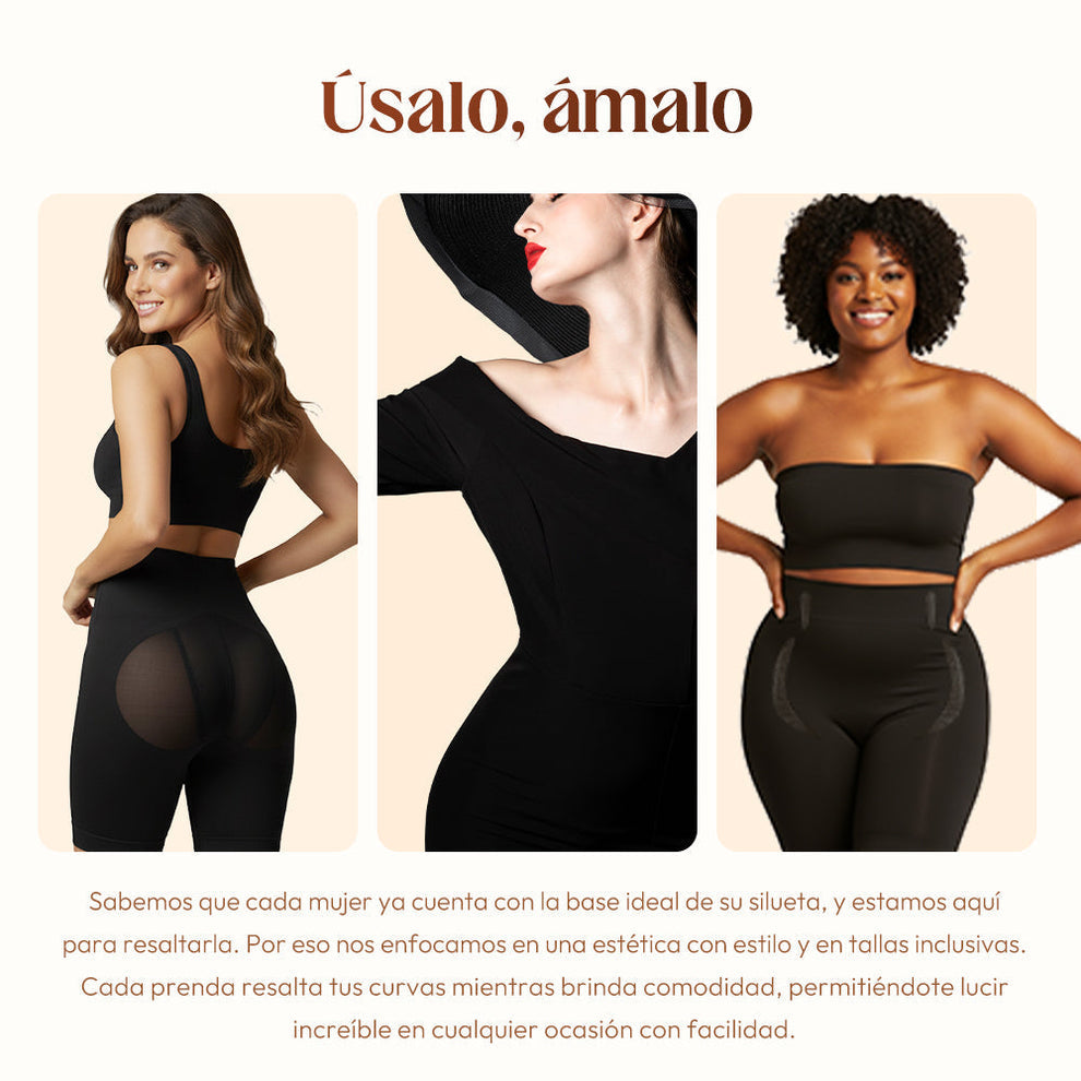 Shorts moldeadores de cintura alta que levantan glúteo