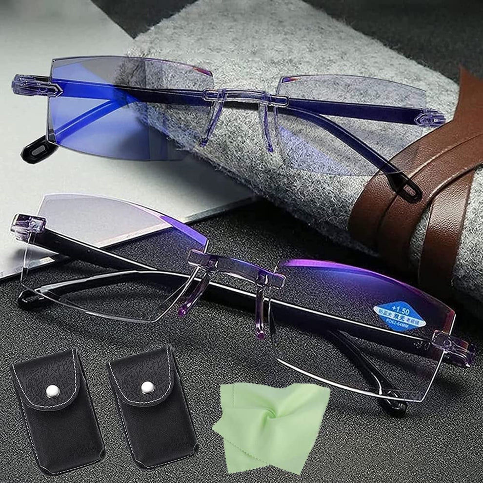 GAFAS MULTIFOCALES 2 EN 1 CON PROTECCIÓN CONTRA LUZ AZUL - EYEGLASSES PRO - primebox