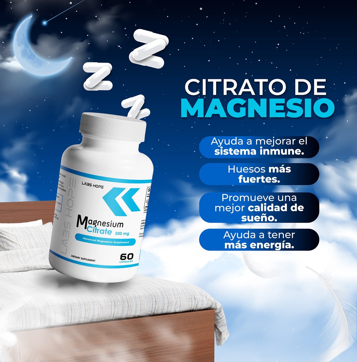 Capsulas Citrato de Magnesio - OFERTA 2X1