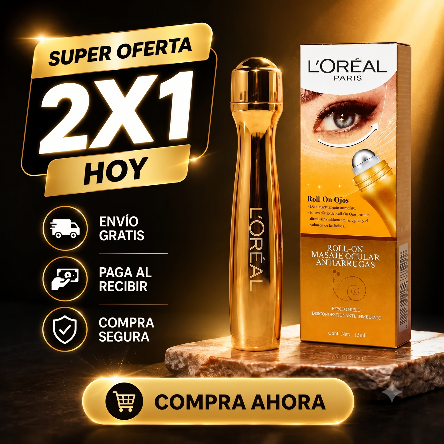 Lumina LÒRÈAL PARIS 2x1 - Reduce ojeras y líneas de expresión