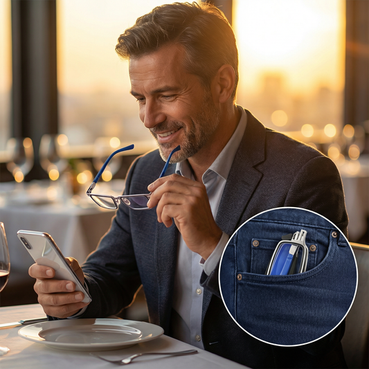 🔥Oferta 2X1🔥 Gafas de Lectura Plegables – Ultraligeras, Protección Luz Azul