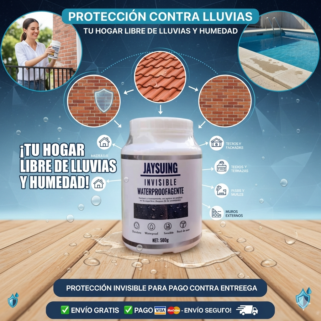 SELLADOR IMPERMEABLE- Elimina las filtraciones y goteras 💦