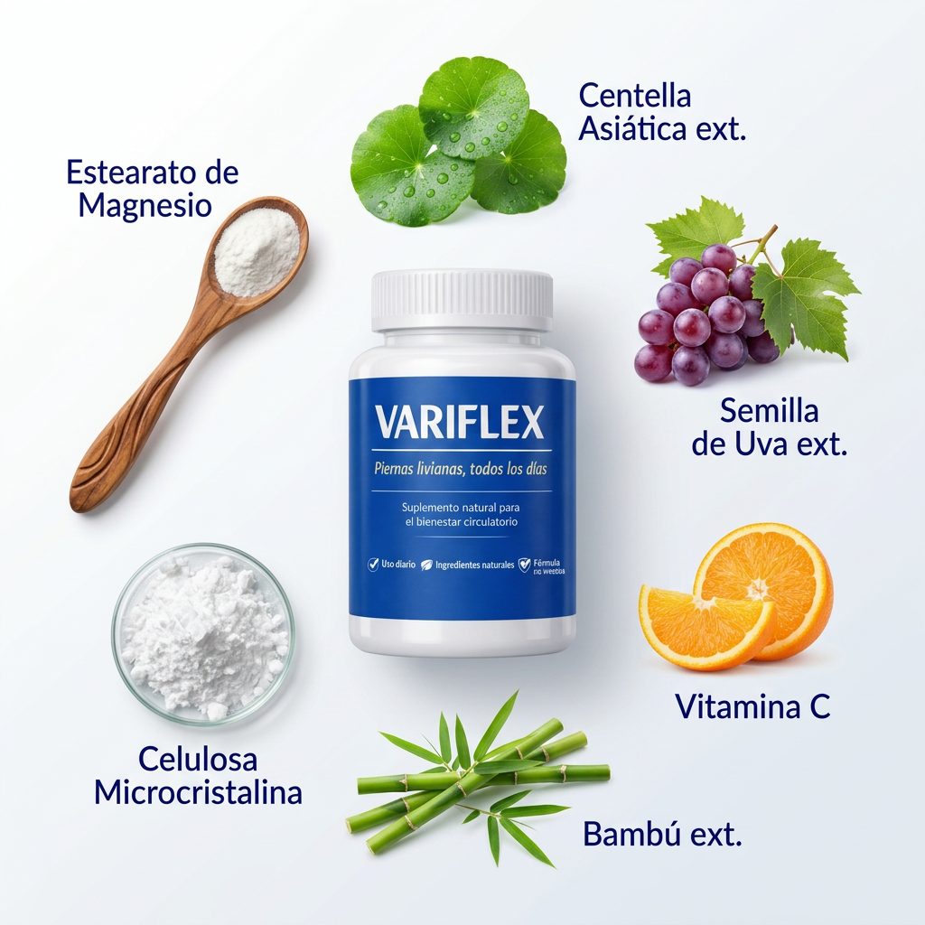 VARIFLEX – SUPLEMENTO NATURAL PARA MEJORAR LA CIRCULACIÓN Y RECUPERAR TUS PIERNAS LIVIANAS 🔥2X1🔥