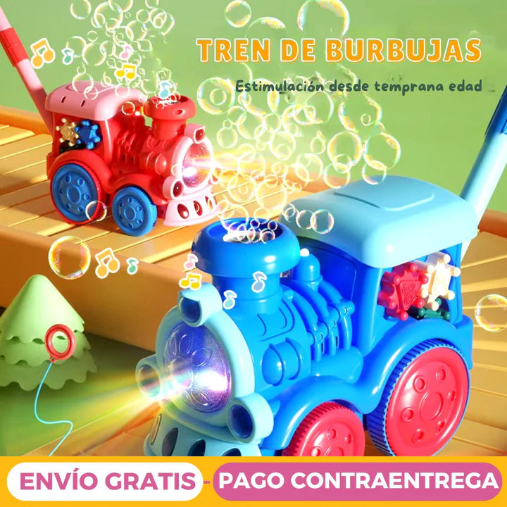 Tren de burbujas el regalo perfecto para niños