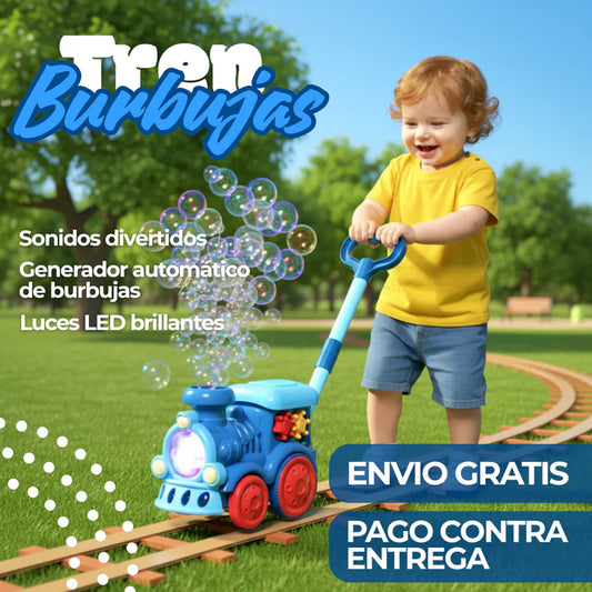 Tren de burbujas el regalo perfecto para niños