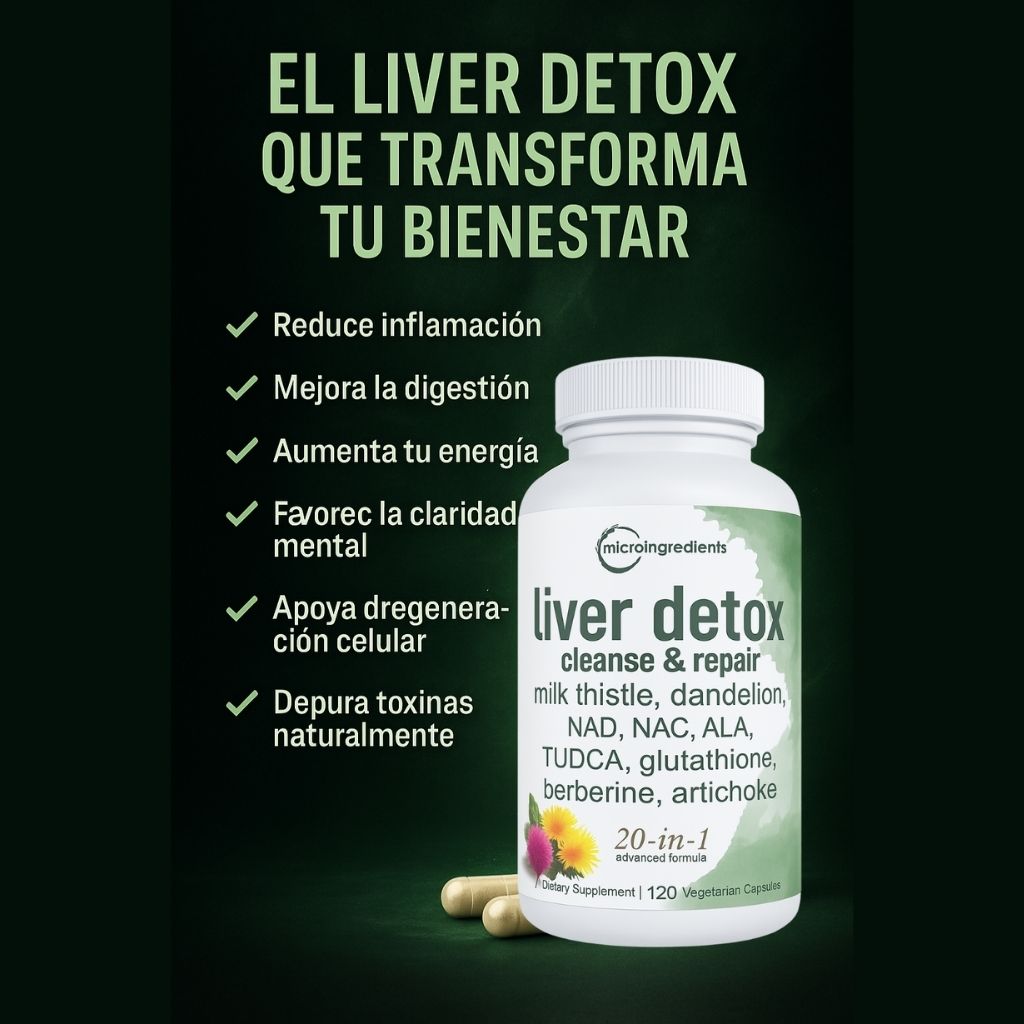 Detox Balance®: Apoya tu bienestar hepático y recupera tu energía natural desde adentro