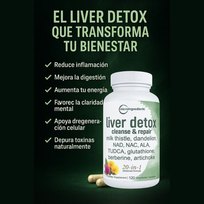 Detox Balance®: Apoya tu bienestar hepático y recupera tu energía natural desde adentro