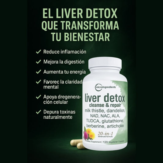 Detox Balance®: Apoya tu bienestar hepático y recupera tu energía natural desde adentro