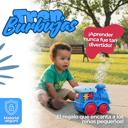 Tren de burbujas el regalo perfecto para niños