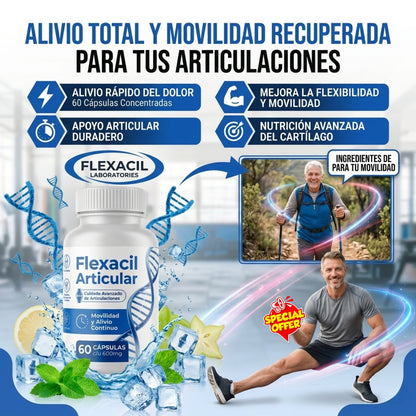 Flexacil - Capsulas para el dolor de articulaciones - Oferta 2X1