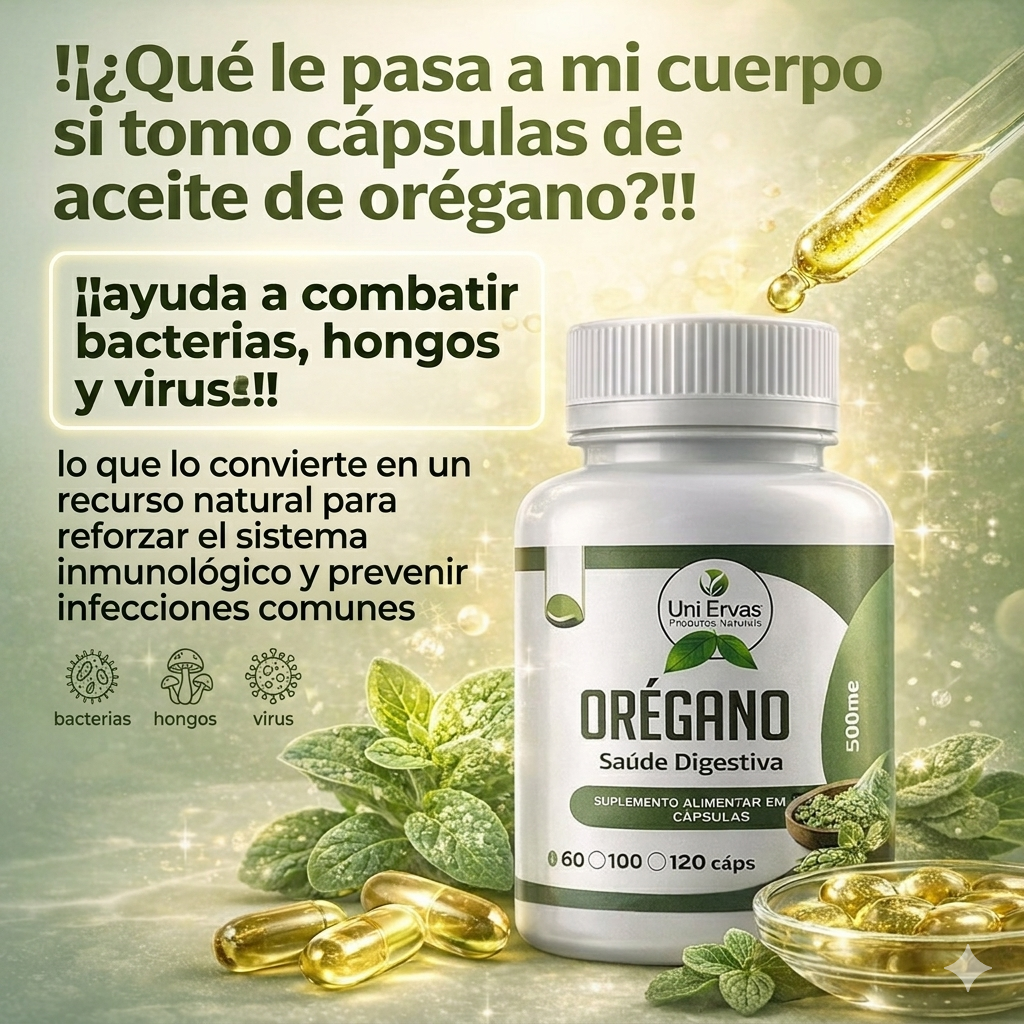 ACEITE DE OREGANO EN CAPSULAS 💊