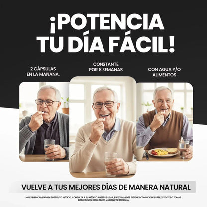 Maca Plus+ 60 cápsulas | Recupera tu potencia energia - OFERTA 2X1