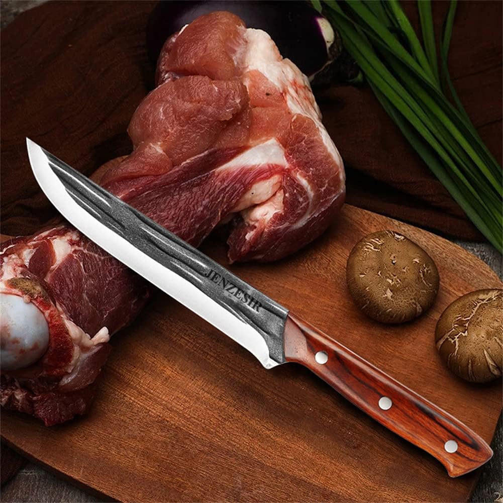 OFERTA ESPECIAL 2X1 🔪Cuchillo de Carnicero Serbio Forjado a Mano: lo que todo Cocinero necesita🧑‍🍳