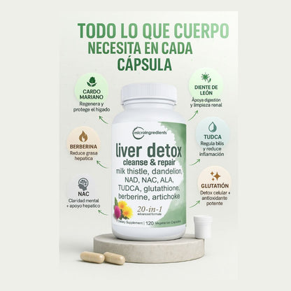 Detox Balance®: Apoya tu bienestar hepático y recupera tu energía natural desde adentro