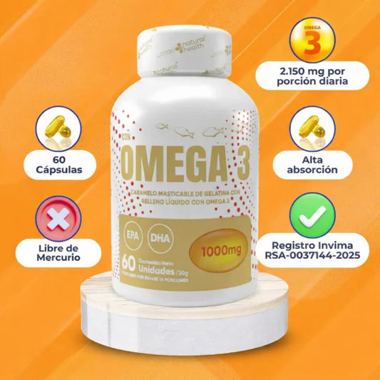 Omega 3 - Fuerza Masculina en Cada Cápsula