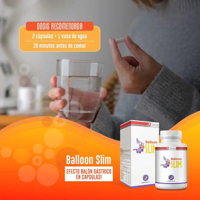 Ballon Slim - Capsulas Efecto Balón Gástrico - OFERTA 2X1