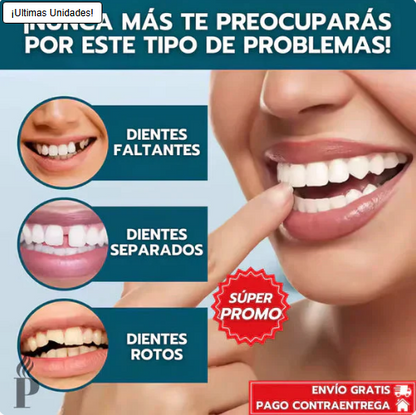 Carillas Instant Smile™: ocultan manchas, espacios y torceduras en minutos 🔥OFERTA 2X1🔥