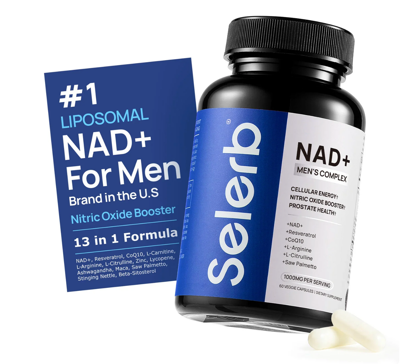 NAD+ liposomal para hombres 2X1