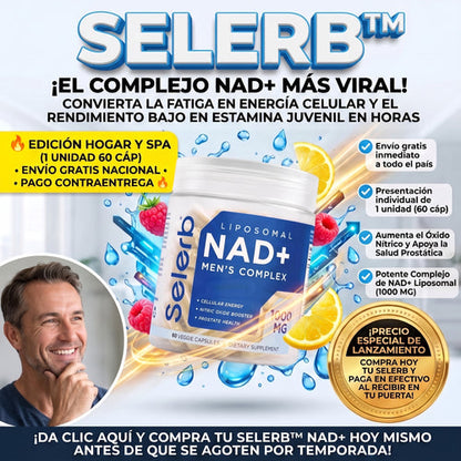 Selerb™ Liposomal NAD+ Men's Complex (60 Cápsulas )