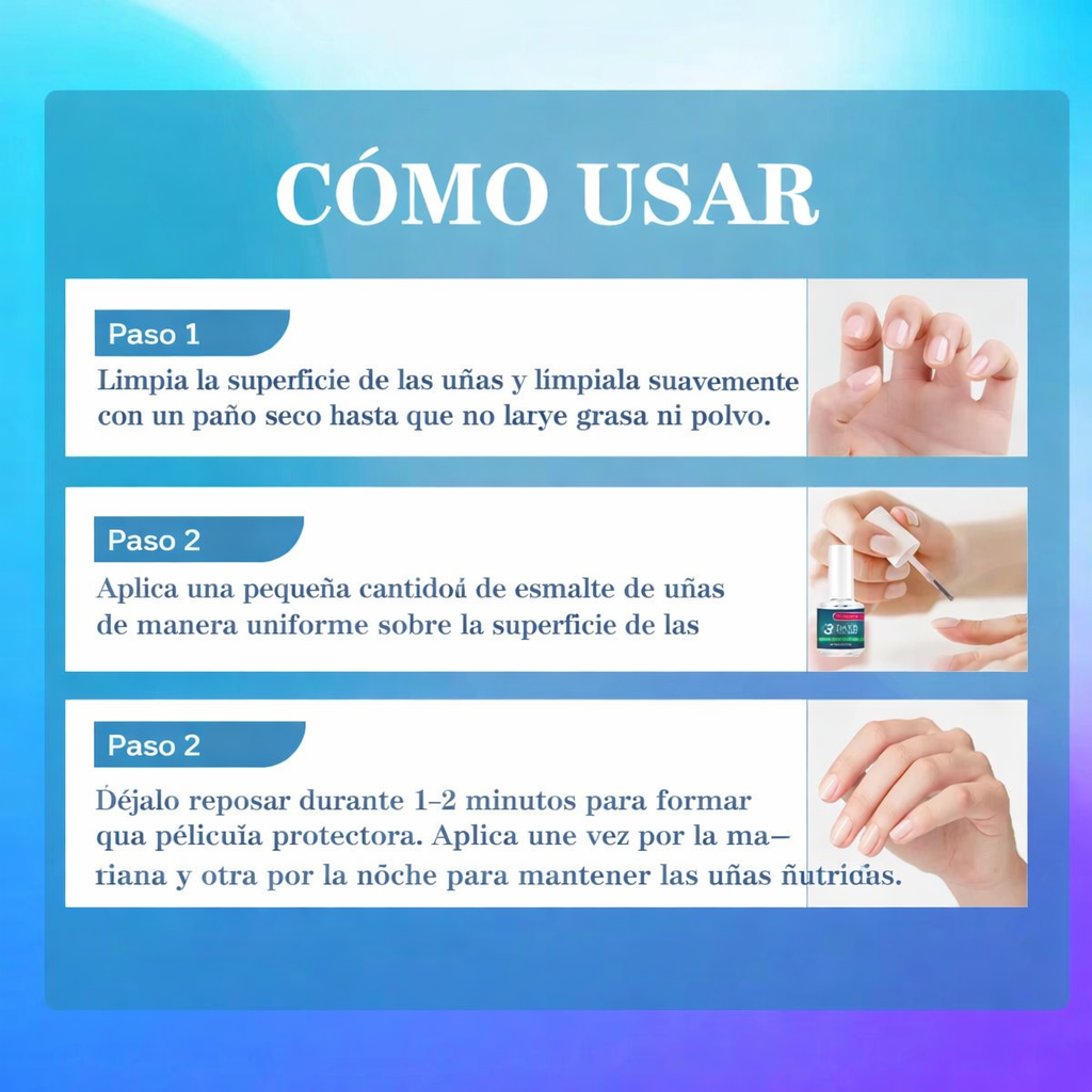 NailRestore™ – Esmalte Reparador y Fortalecedor de Uñas 2X1🔥