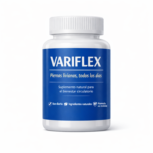 VARIFLEX – SUPLEMENTO NATURAL PARA MEJORAR LA CIRCULACIÓN Y RECUPERAR TUS PIERNAS LIVIANAS 🔥2X1🔥
