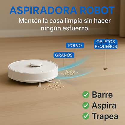 SmartClean - Aspiradora robot inteligente 3 en 1