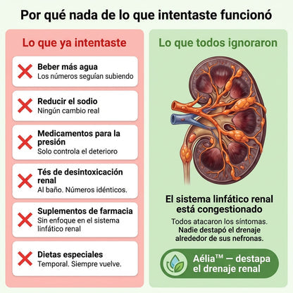 Aélia™ - Fórmula para Riñones y Drenaje Linfático Renal