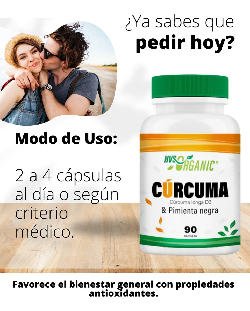 CÚRCUMA 100% NATURAL Pimienta Negra 🟡2X1