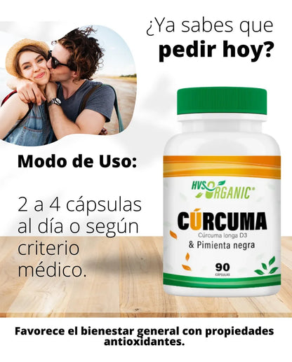 CÚRCUMA 100% NATURAL Pimienta Negra 🟡2X1