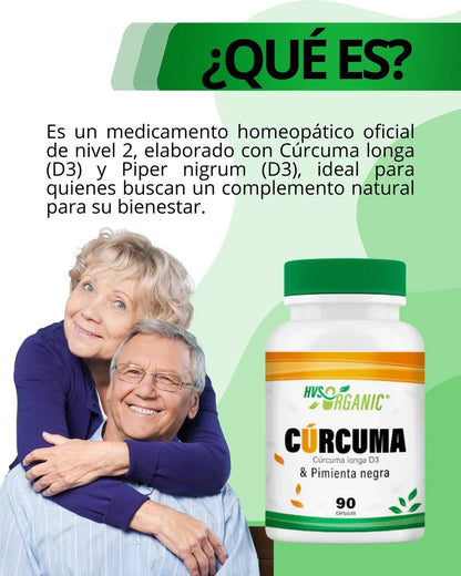 CÚRCUMA 100% NATURAL Pimienta Negra 🟡2X1