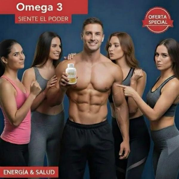 Omega 3 - Fuerza Masculina en Cada Cápsula