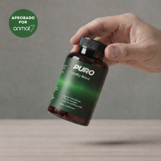 Cápsulas PURO™ | El secreto para deshincharte de forma 100% natural y recuperar tu cuerpo de hombre.