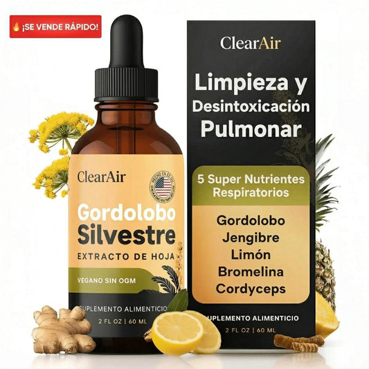 Gotas ClearAir — Limpieza Pulmonar Para Fumadores CL