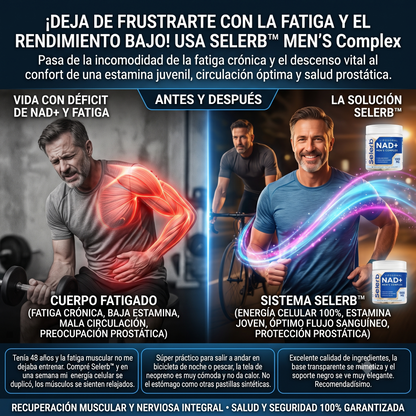 Selerb™ Liposomal NAD+ Men's Complex (60 Cápsulas )