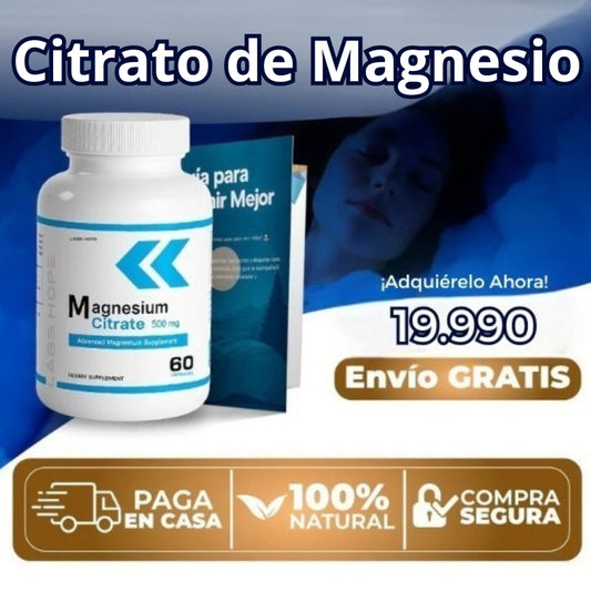 Capsulas Citrato de Magnesio - OFERTA 2X1
