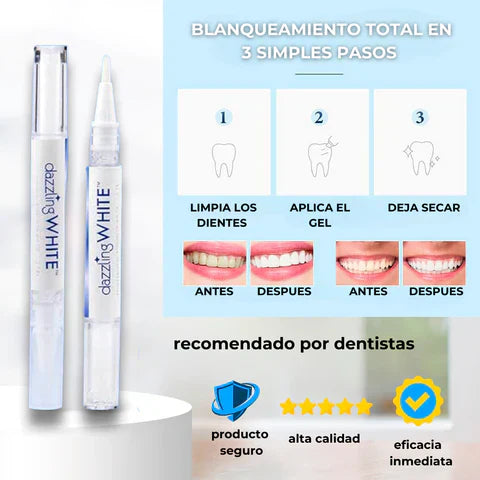 Lápiz Blanqueador de Dientes. Sonrisa Radiante 🔥2x1🔥