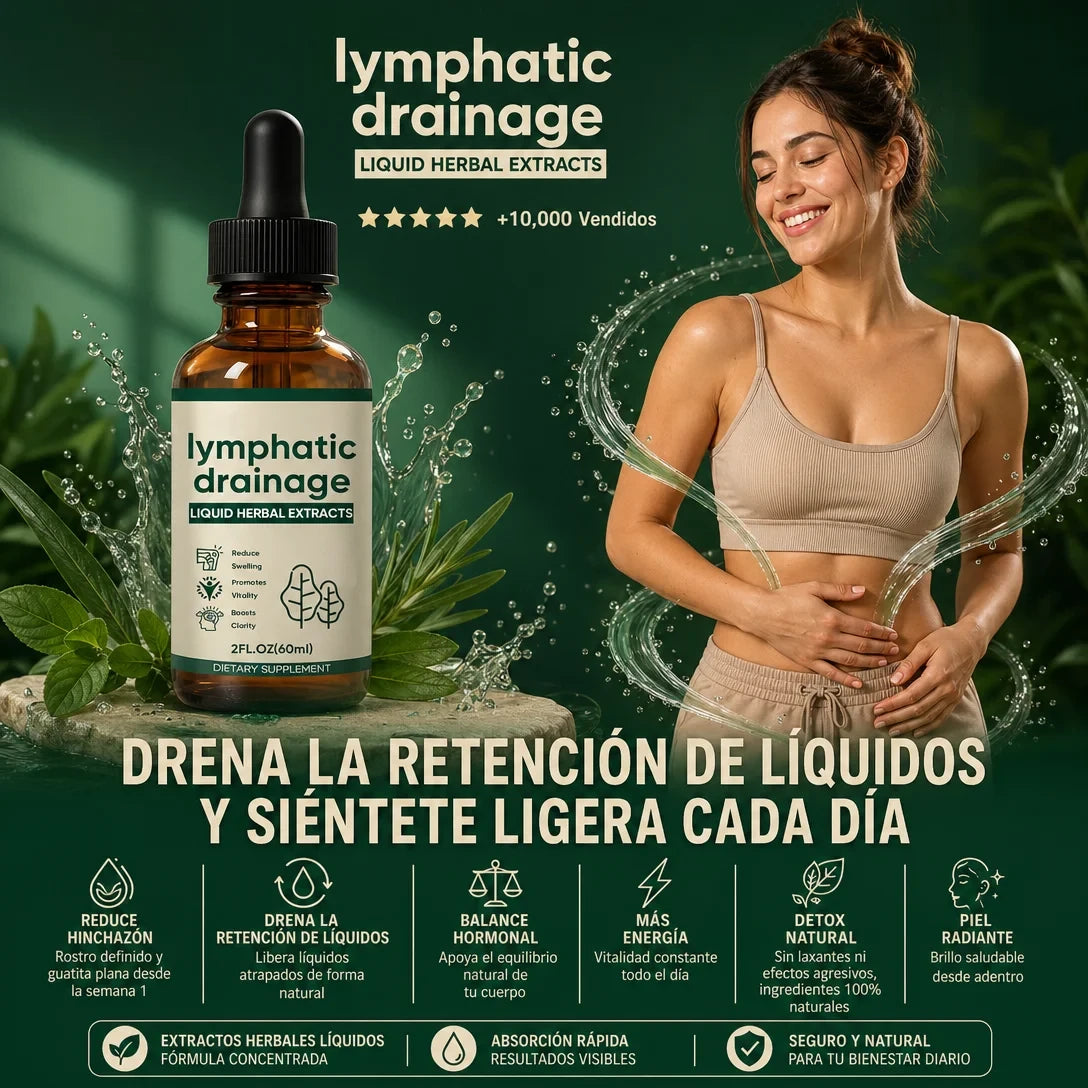 Gotas de drenaje linfático – Apoyo para el equilibrio de líquidos - OFERTA 2X1