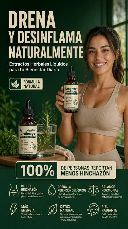 Gotas de drenaje linfático – Apoyo para el equilibrio de líquidos - OFERTA 2X1